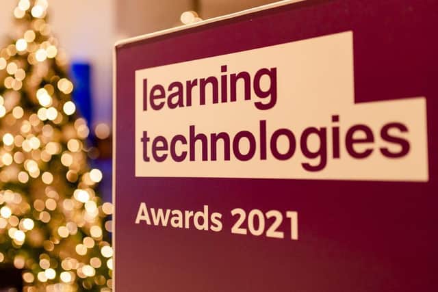 The Learning Technologies Awards 2021.