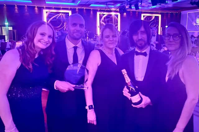 LAS staff celebrate winning three awards including gold for Learning Organisation of the Year at the recent The Learning Technologies Awards 2021 ceremony in London.