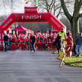 More than a thousand people turned up dressed as Santa, elves and other festive themed attire for the annual event