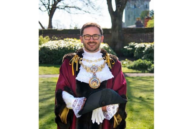 The Mayor of Warwick, Cllr Richard Edgington has issued a Christmas message to the community. Photo by Warwick Town Council
