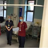 Staff on the Surgical Assessment Unit in Warwick Hospital. Photo supplied