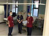 Staff on the Surgical Assessment Unit in Warwick Hospital. Photo supplied
