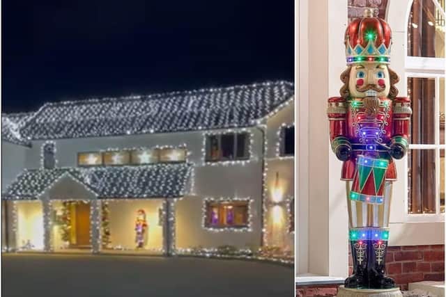 George the nutcracker was stolen from outside the Stickley's home. Photos supplied