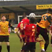 Brakes have Gloucester City home and away and AFC Telford on their festive fixture list   (Picture by Sally Ellis v Bradford Park Avenue earlier this month)