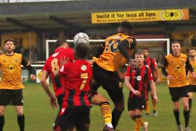 Brakes have Gloucester City home and away and AFC Telford on their festive fixture list   (Picture by Sally Ellis v Bradford Park Avenue earlier this month)