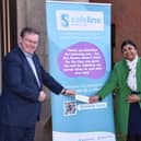 Muna Chauhan with Robert Lee, Corporate Partner at Wright Hassall.