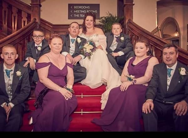 Louise Young, her husband Paul and their family.
