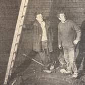 Workers found the 35-foot deep brick-line cavern after bulldozing homes and shops to make way for the car park in Tavistock Street. It had a well in the middle.