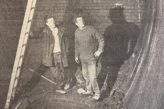 Workers found the 35-foot deep brick-line cavern after bulldozing homes and shops to make way for the car park in Tavistock Street. It had a well in the middle.