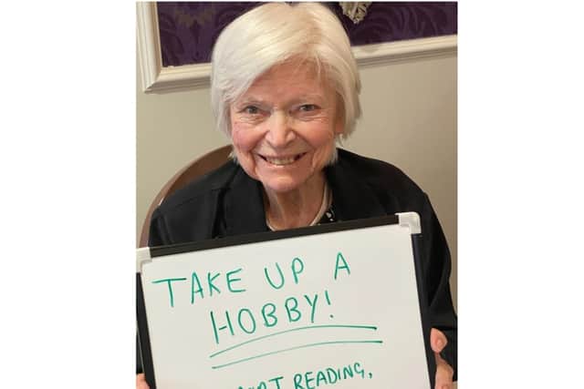 Eunice, aged 92, said: “Take up a hobby". Photo supplied