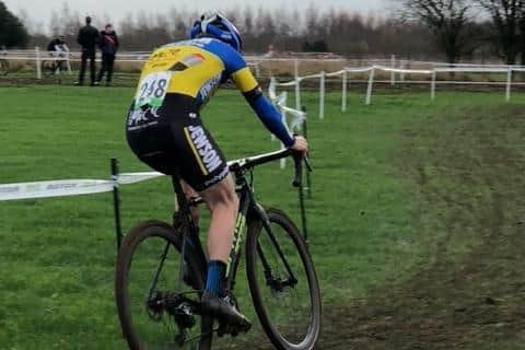 Kirby Bennett racing at Cattows Farm