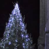The Tree of Light outside Rugby's St Andrew's.