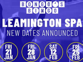 Poster for the Bongo's Bingo events in Leamington.