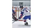 Rhodes Mitchell-King in action for Great Britain during the World Championships in Brasov in December 2021
