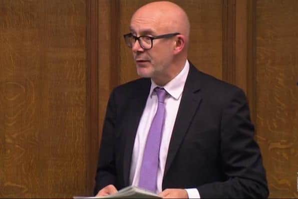 Warwick and Leamington MP Matt Western in Parliament.
