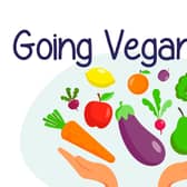 Going vegan poster.