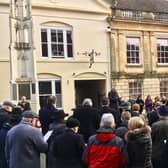 A previous Holocaust Memorial Day held by the war memorial in Warwick. Photo supplied