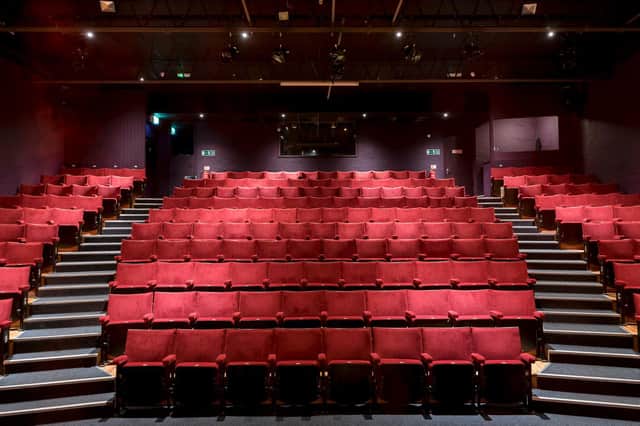 The refurbished main auditorium in The Loft Theatre in Leamington. (Photo credit Richard Smith Photography)