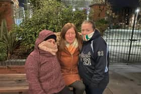 Left to right: Jenni, Carole and Davina.