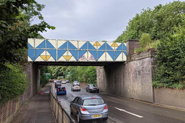 CGI of how the bridge will look when the artwork is put in place.
