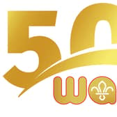 WAGS 50th Anniversary logo