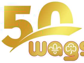 WAGS 50th Anniversary logo