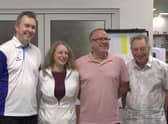 Winners River Raiders - Paul Sharp, Tina Grey, Mark Noble and Brian Webber