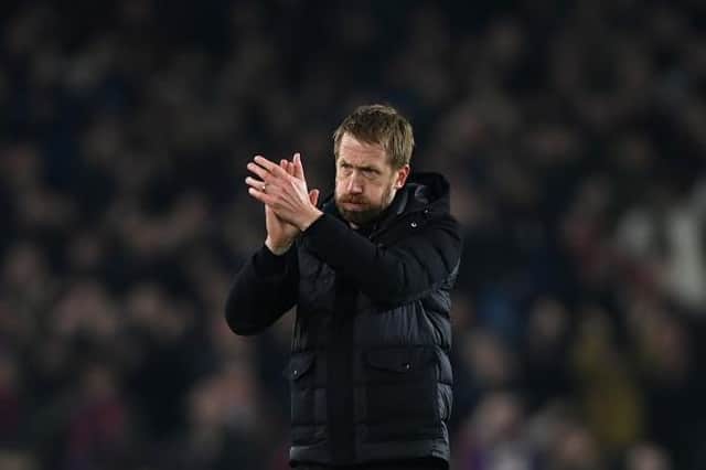 Graham Potter is hoping to guide Brighton to their highest ever top flight finish
