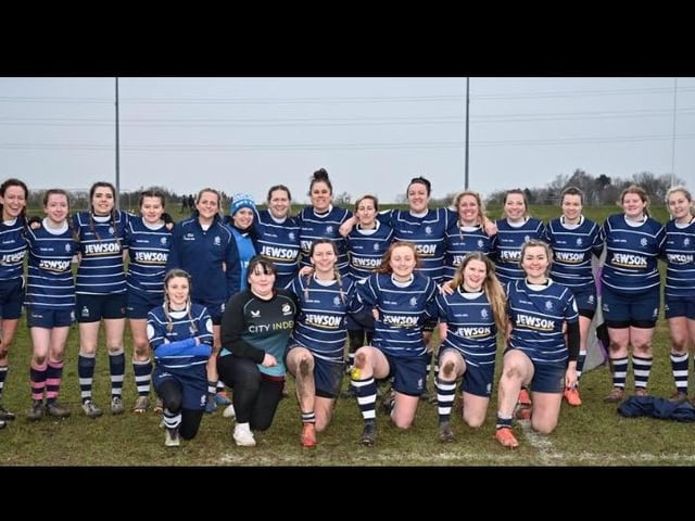 Boston Rugby Club Ladies versus Peterborough. Photo: Wayne Lagden