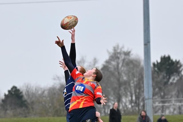 Boston Rugby Club Ladies versus Peterborough. Photo: Wayne Lagden