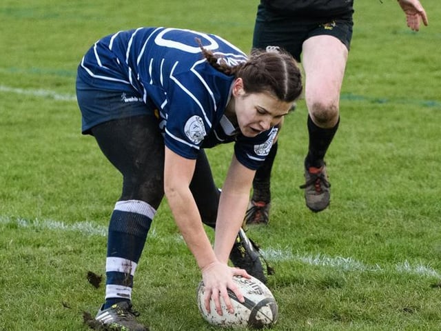 Boston Rugby Club Ladies versus Kesteven. Photo: Wayne Lagden