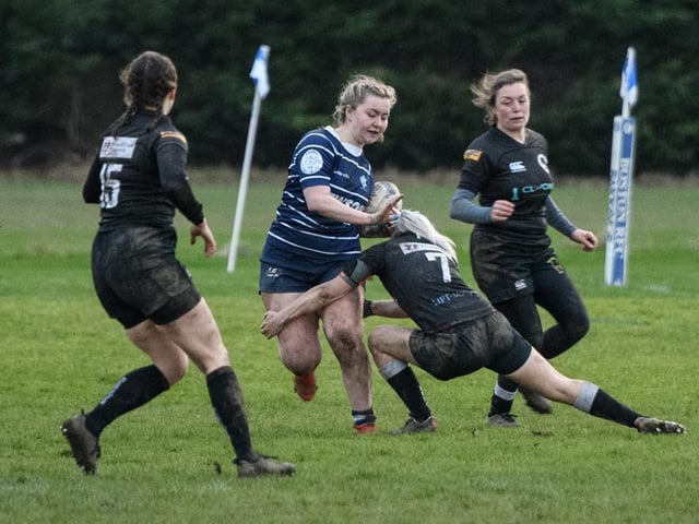 Boston Rugby Club Ladies versus Kesteven. Photo: Wayne Lagden