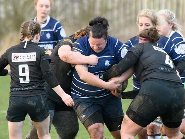 Boston Rugby Club Ladies versus Kesteven. Photo: Wayne Lagden