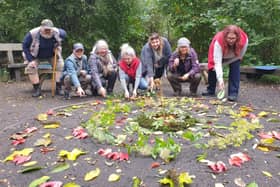 The Wellbeing group at Foundry Wood. Photo supplied