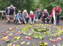 The Wellbeing group at Foundry Wood. Photo supplied