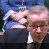 Secretary of State for Levelling Up, Housing and Communities Michael Gove answering a question by Warwick and Leamington MP Matt Western on Monday (January 24).