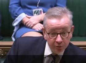 Secretary of State for Levelling Up, Housing and Communities Michael Gove answering a question by Warwick and Leamington MP Matt Western on Monday (January 24).