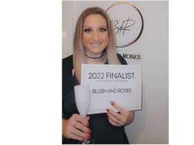Charlie Byfield, the owner of Blush & Roses salon, has been named in the 'Best Blonde' category for the UK Hair and Beauty Awards.