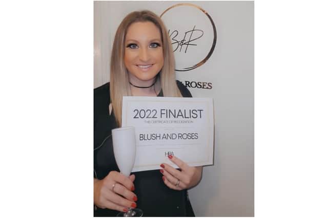 Charlie Byfield, the owner of Blush & Roses salon, has been named in the 'Best Blonde' category for the UK Hair and Beauty Awards.