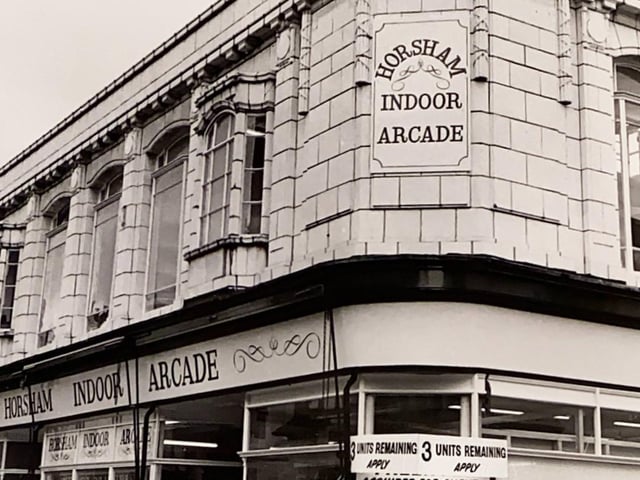 Horsham's Indoor Arcade, June 1981