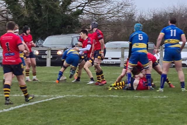 Kenilworth on their way to a 123-0 scoreline against a limited but determined Worcester