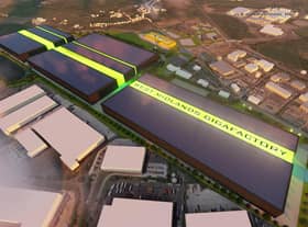 CGI of the West Midlands Gigafactory
