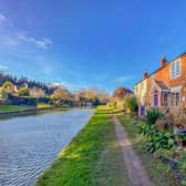 Stunning canal side cottage on the market for £350,000.