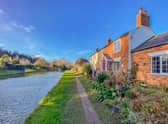 Stunning canal side cottage on the market for £350,000.