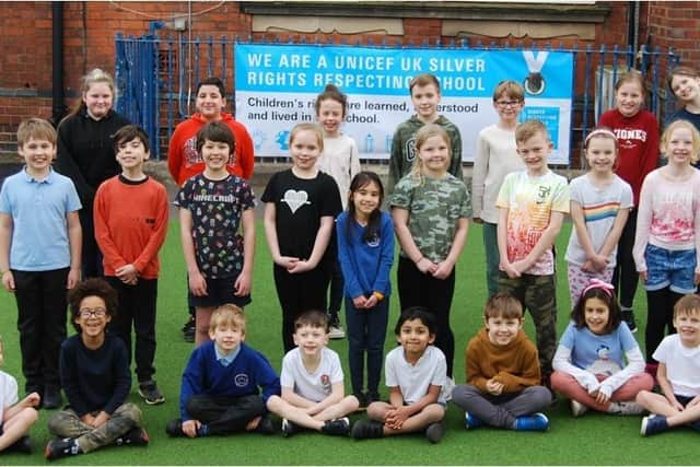 Members of Clapham Terrace’s  Including Children Everywhere (ICE) Committee and UNICEF Steering Group.