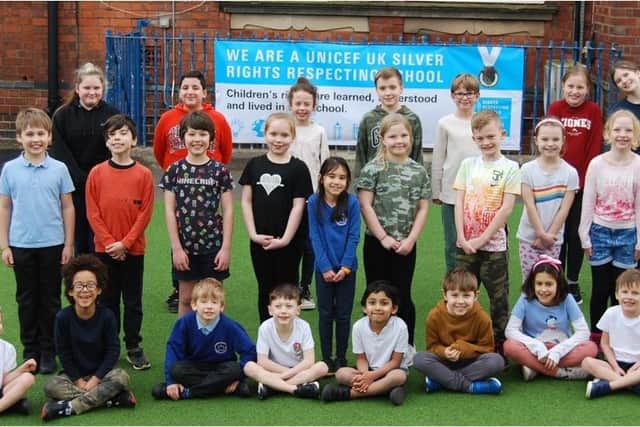 Members of Clapham Terrace’s Including Children Everywhere (ICE) Committee and UNICEF Steering Group.