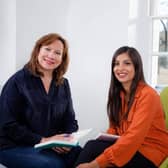 Career-Mums co-founders Sally Dhillon and Nishi Mehta.