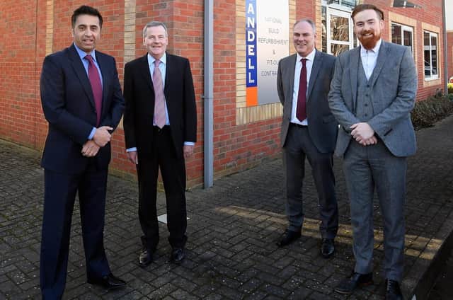 Nissar Khan, Andrew Stanier, Adrian Stanier (all Sandell) with Alex Kerr (Chamber)