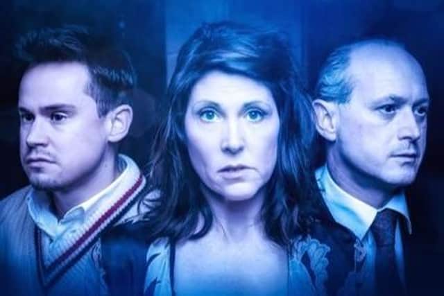 Julie-Ann Randell plays Hester, Phil Spencer her husband and Jack Sargent her lover Freddie