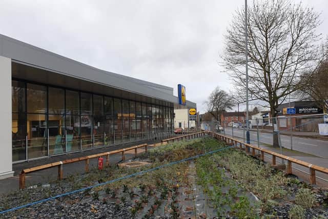 The new Lidl in Warwick is due to open later this month. Photo by Geoff Ousbey taken in December 2021 while work was still taking place